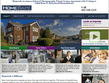 Tablet Screenshot of homesafeinspection.com